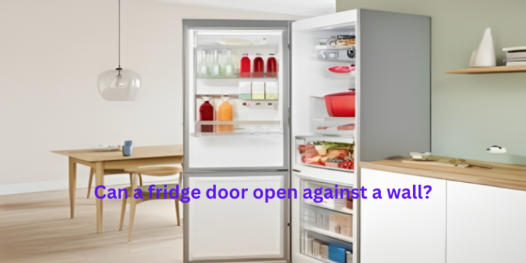 “Maximizing Kitchen Space: Can A Fridge Door Open Against A Wall?”