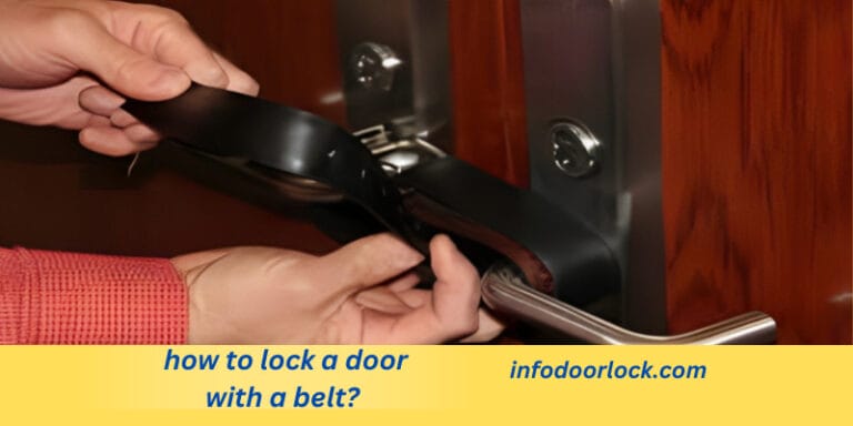 how to lock a door with a belt? Detailed Guide (2023)