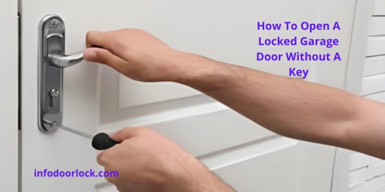 “Unlocking Your Garage Door Without a Key”