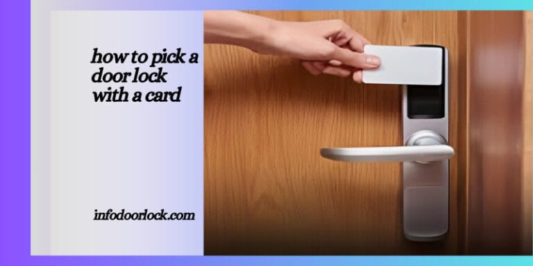 “Unlock in a Flash: Master the Art of Picking Door Locks with a Card!”